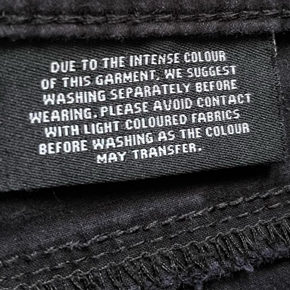 Buffalo David Bitton Daily Mid-Rise Stretch Skinny Ankle Grazer Blk Pants 10/30 - Picture 10 of 14